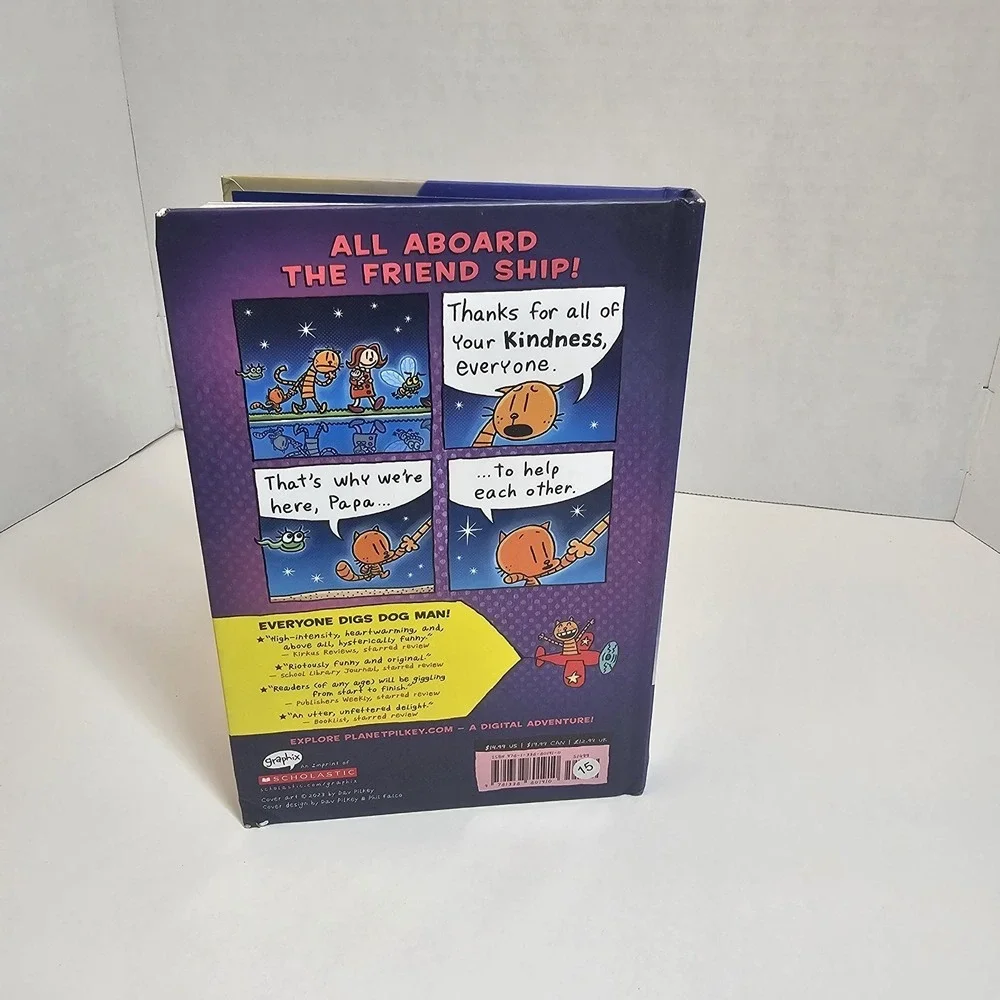 Dog‎ Man- Twenty Thousand Fleas Under Sea. Dav Pilkey Hardcover Book Kids